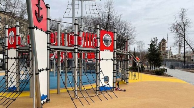 В московском районе Коптево на месте снесённого самостроя оборудовали зону отдыха