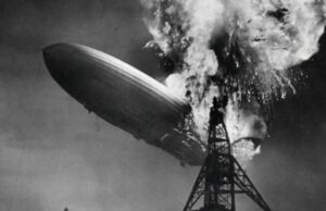 Неопубликованные кадры показали крушение «Гинденбурга» с невиданного прежде ракурса