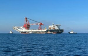 Судно «Фортуна» продолжило укладку труб «Северного потока — 2» в водах ФРГ