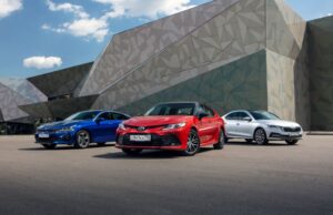 Лига чемпионов: сравнительный тест Camry, Kia K5 и Octavia