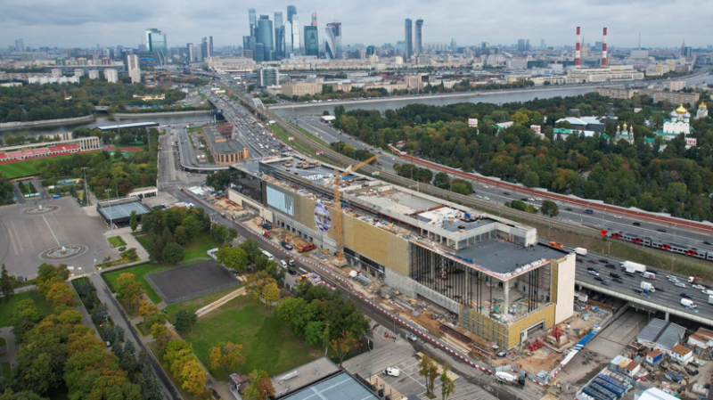 Строительство здания для центров самбо и бокса в «Лужниках» завершено почти на 70%