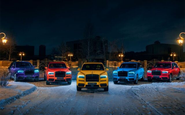 Rolls-Royce посвятил спецверсию Cullinan атмосфере московских ночей