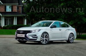 Как может выглядеть новая большая Lada: первые изображения флагмана