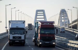 Хуснуллин заявил, что на Крымском мосту осуществляется досмотр 100% транспорта