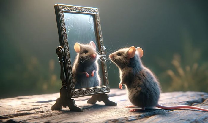 Мыши впервые прошли «тест с зеркалом» на самосознание 