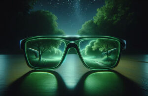 Тонкая литиевая пленка на очках позволит любому человеку видеть в темноте