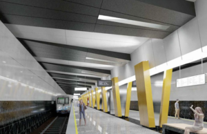 На станции «Вавиловская» Троицкой линии метро завершают монолитные работы